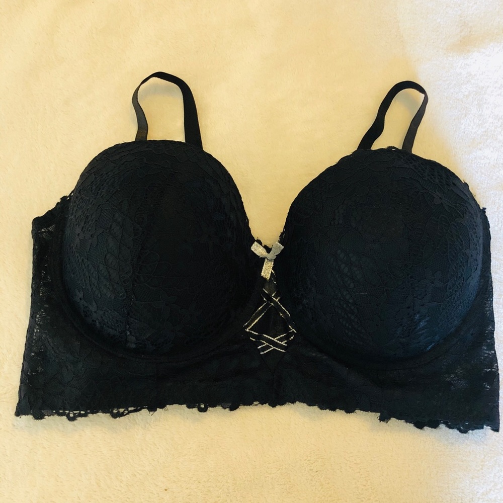 Black Lace Bra